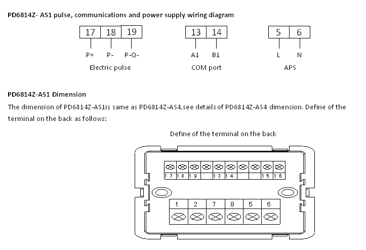 Three Phase Multi-Function Electric/ Energy/Smart Power Meter (PD6814z Series)